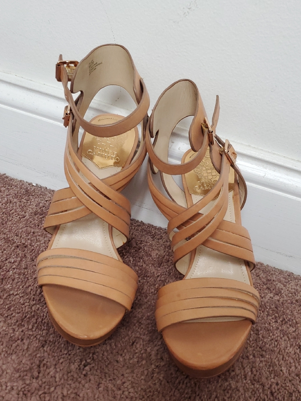 Vince Camuto Strappy Platform Sandals